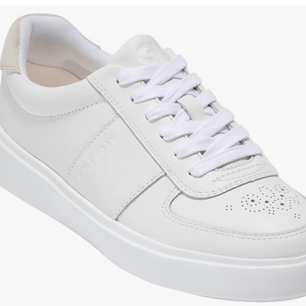 Cole Haan Grand Crosscourt Della Sneaker Shoes Women's White Size 10